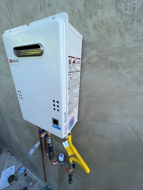 Tankless water heater installation for Walnut homes